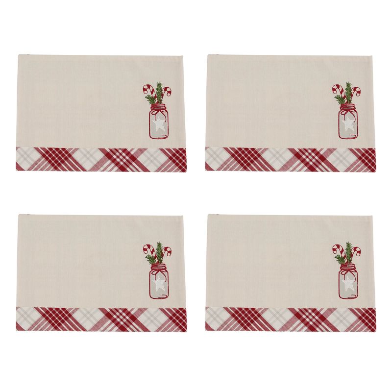 10 Pieces 14.4" Gold Leaf-Shaped Vinyl Placemats, Washable Table Mats Set for Party Decorations and Catering Events