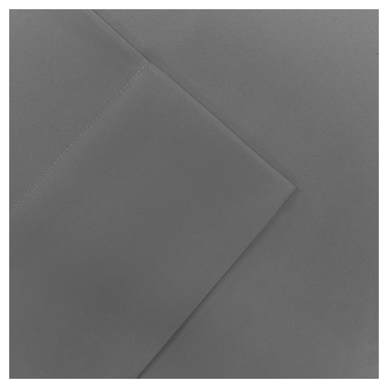 California King Micro Splendor Ultra Soft Wrinkle Free Microfiber Sheet Set Gray