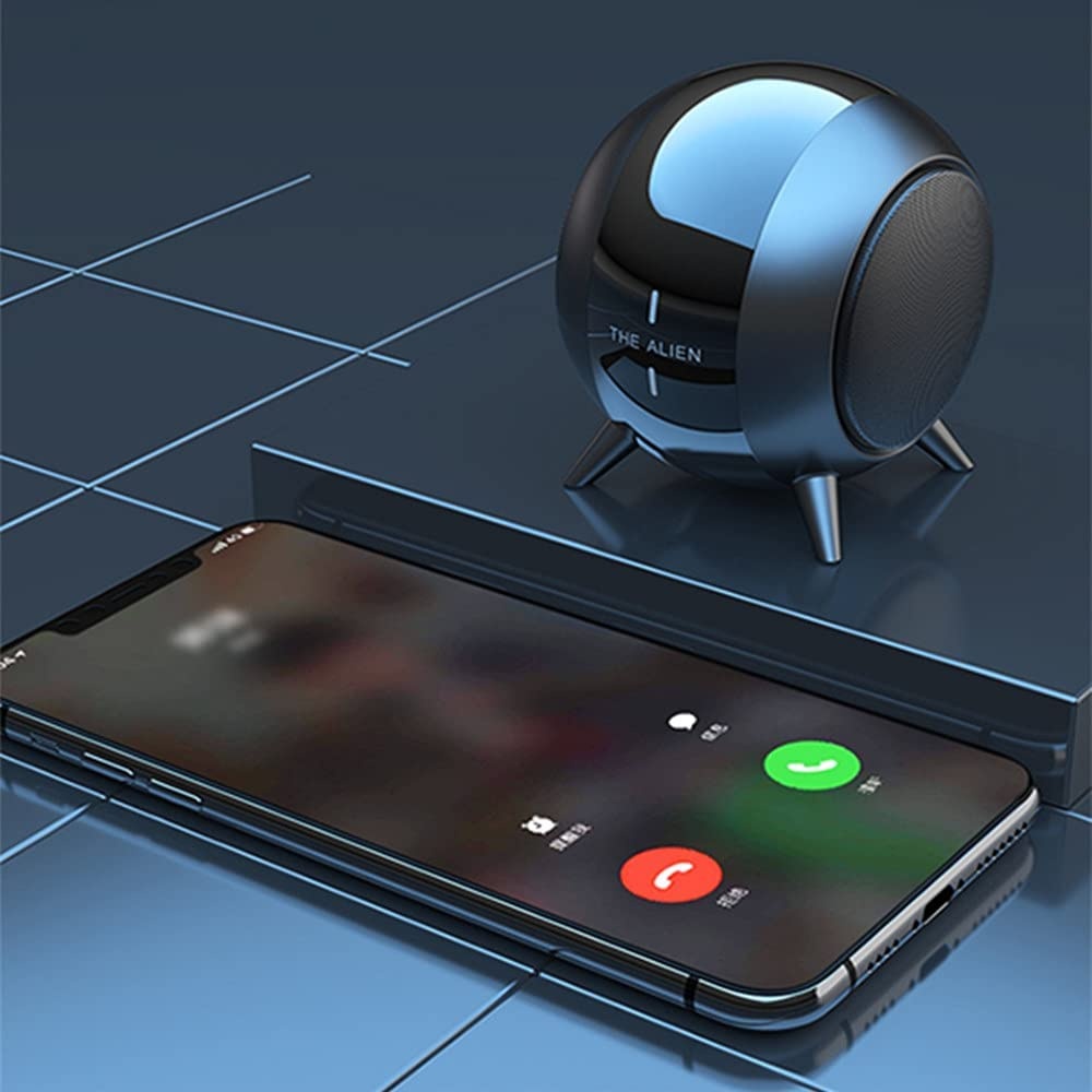 New Wireless Bluetooth Speaker Mini Metal Cannon Audio Gift Home Office Use (Green)