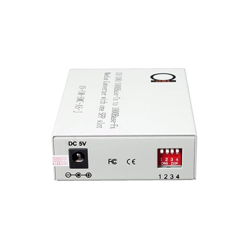 Mode LC Gigabit Fiber Media Converter - Includes LC SFP 20 km (12.42 Miles) LC &ndash; to UTP Cat5e Cat6 10/100/1000 RJ-45 &ndash; Auto Sensing Gigabit or Fast Ethernet Speed - Jumbo Frame - LLF Support