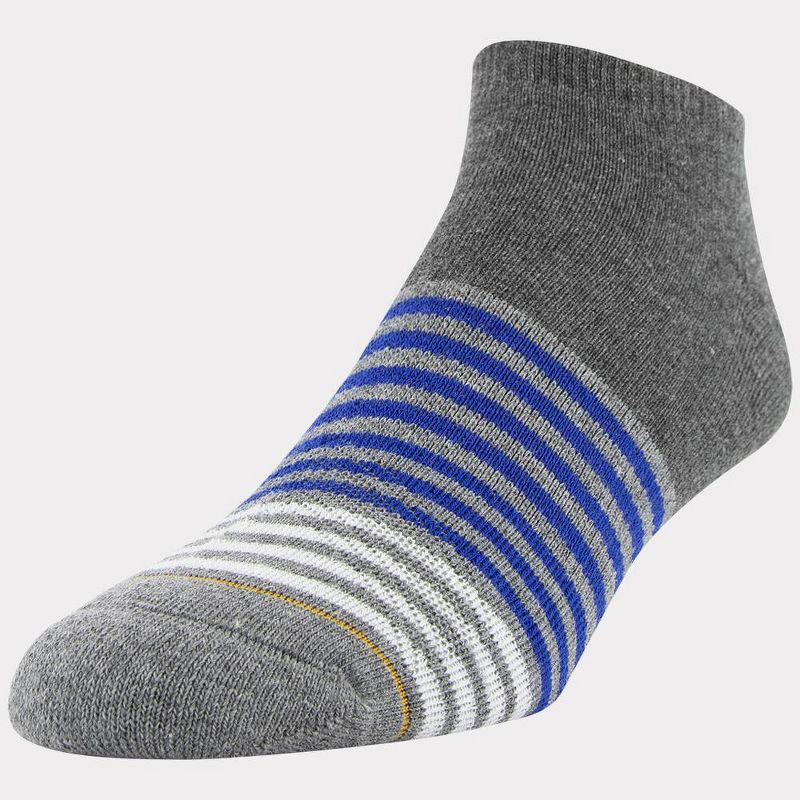 Signature Gold by GOLDTOE Men's 3pk Casual GT Striped No Show Socks - 6-12.5