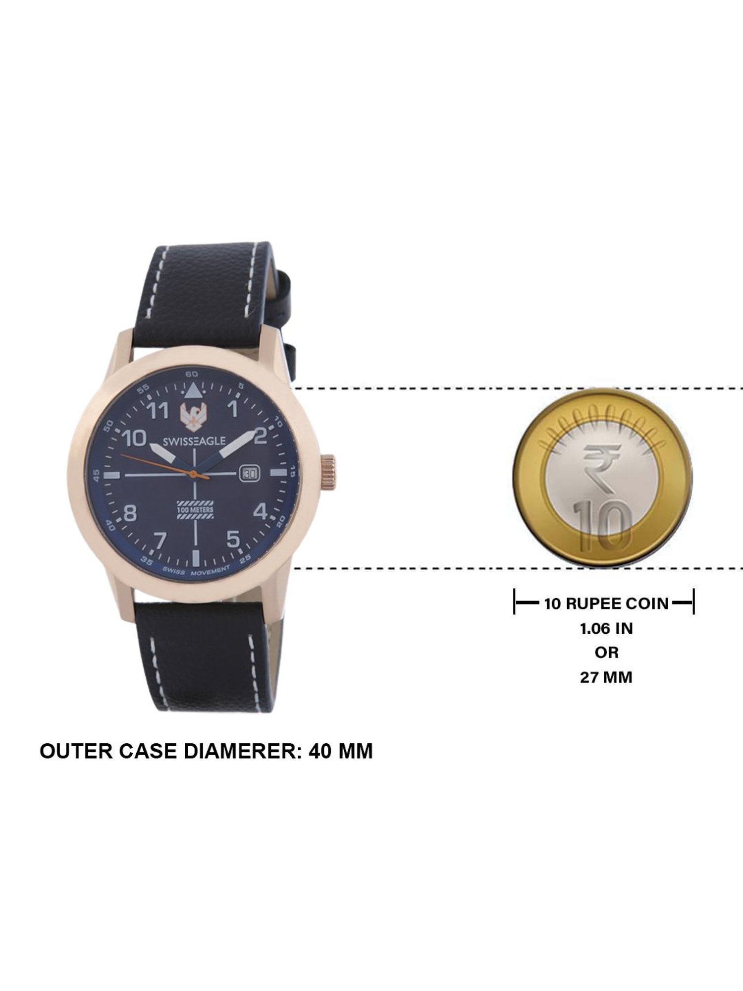 Swiss Eagle SE-9122-02 Analog Watch for Men