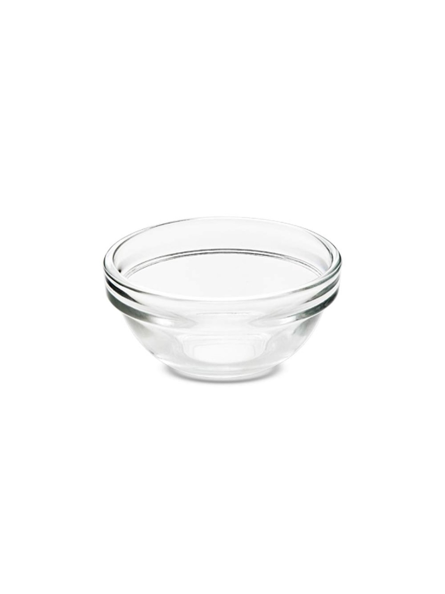 Borosil Transparent Glass Stackable Bowl Set of 6 (36 ML)