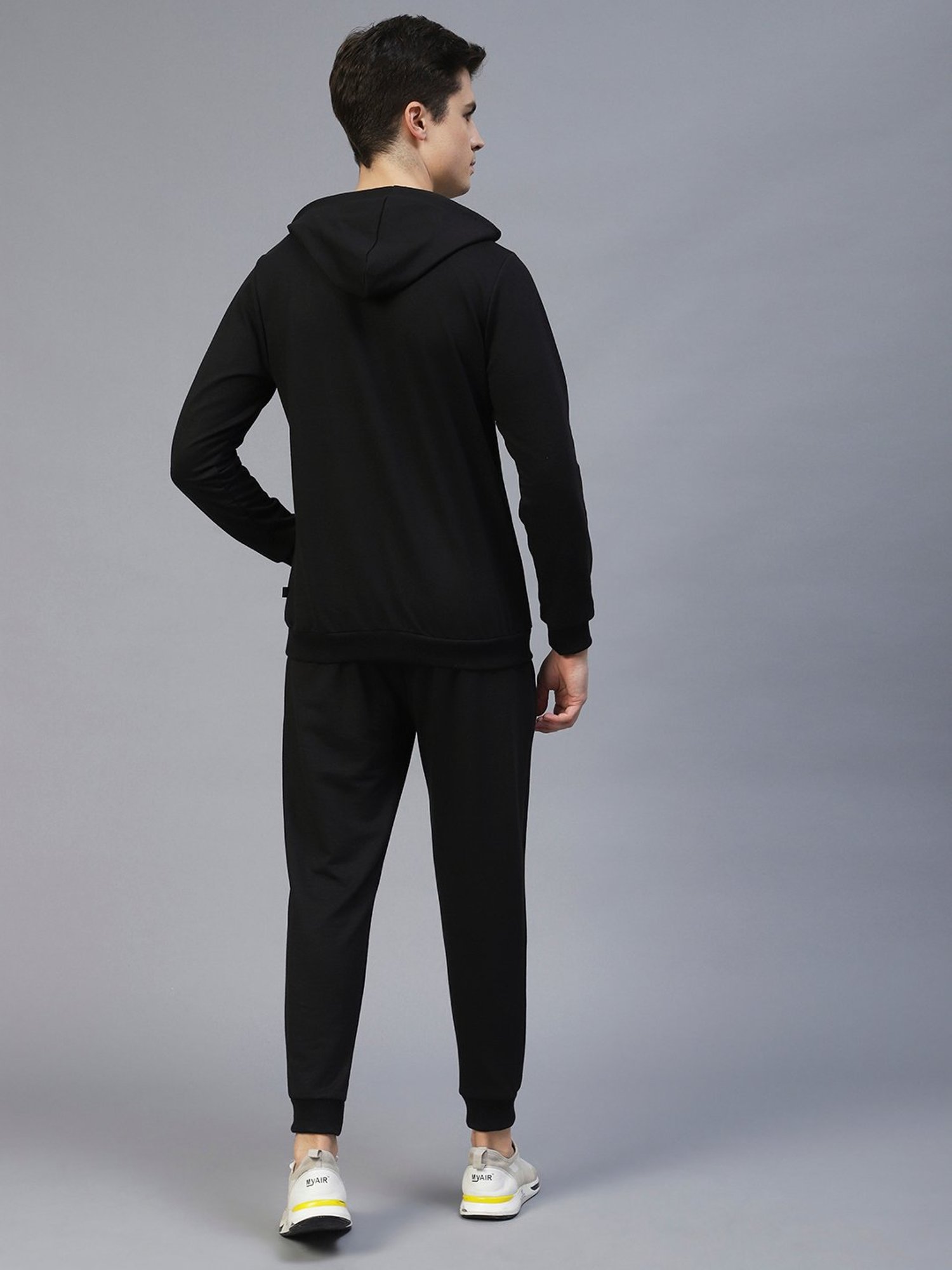 Rigo Black Regular Fit Tracksuit