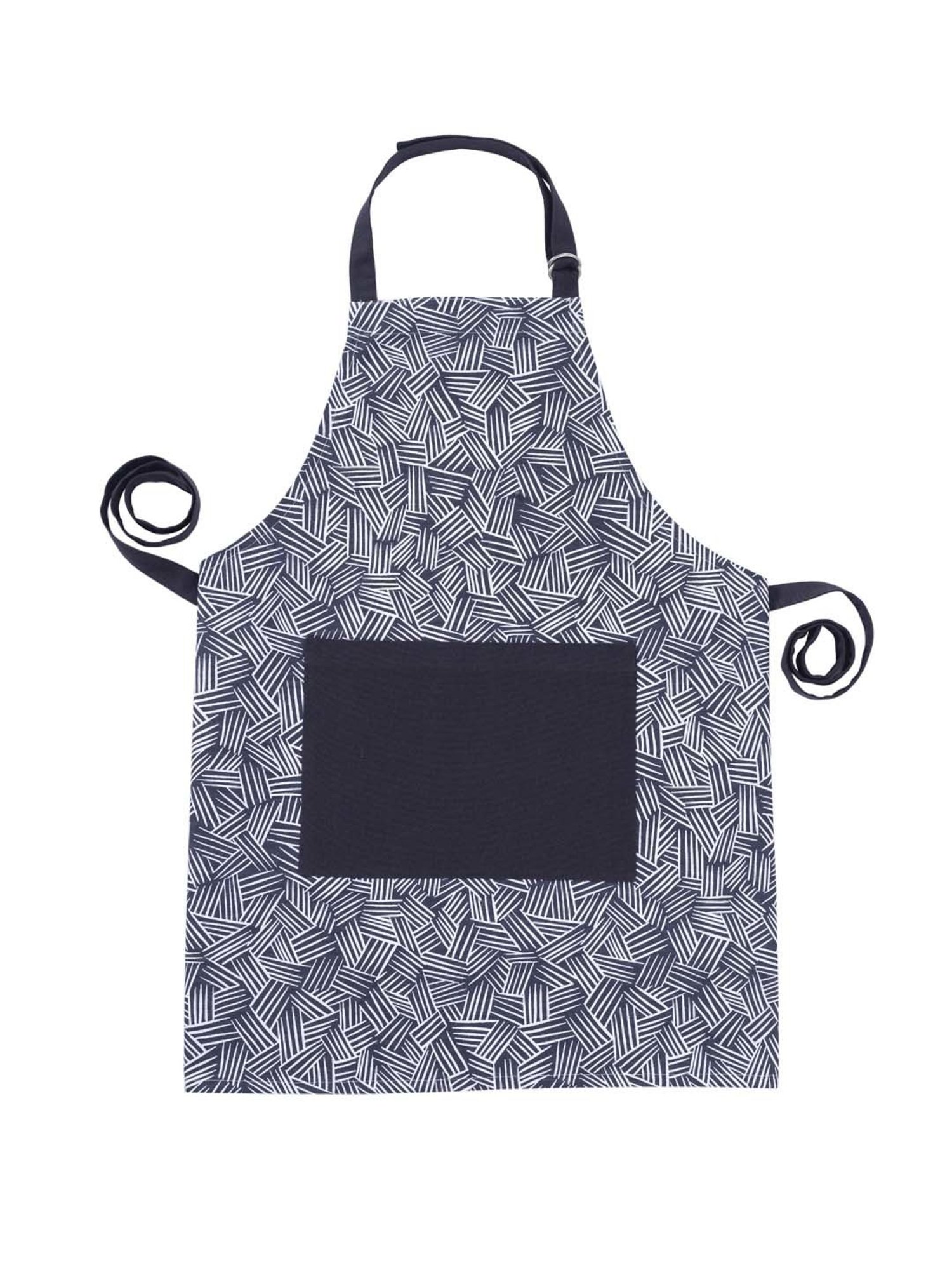 Maspar Navy 100% Cotton 225 GSM Apron - Single Piece