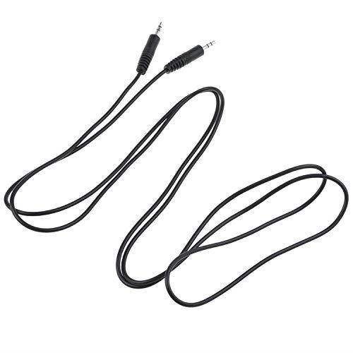 SLLEA 6ft Black Premium 3.5mm Audio Cable AUX Cord for Jawbone Mini Jambox JBE-30214 Bluetooth Speaker
