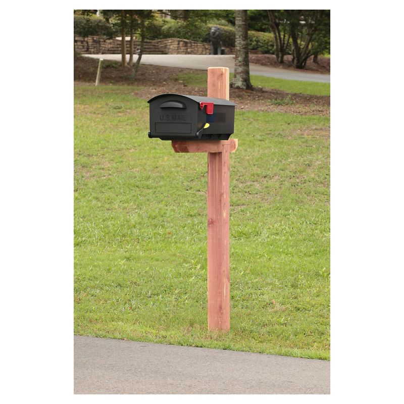 Step2 583799 Locking Deluxe Package Parcel Mail Delivery Box Plastic, Black