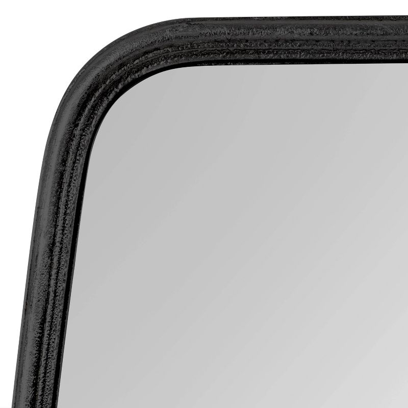 20" x 32" Caskill Irregular Wall Mirror Black - Kate & Laurel All Things Decor