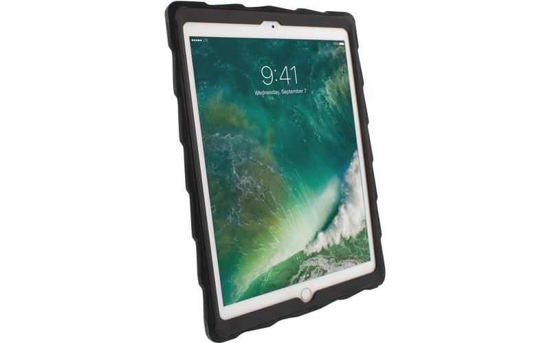Gumdrop Drop Tech Case for iPad (2017) - Black, Smoke, Transparent - For Apple iPad (5th Generation) Tablet - Smoke