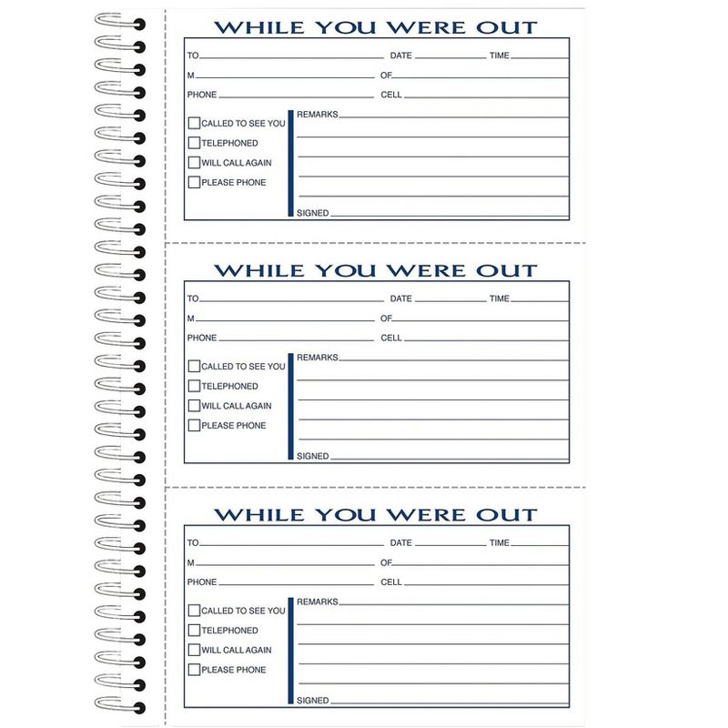 Adams Phone Message Pad, 5.5 x 8.5, Ruled SC8603D