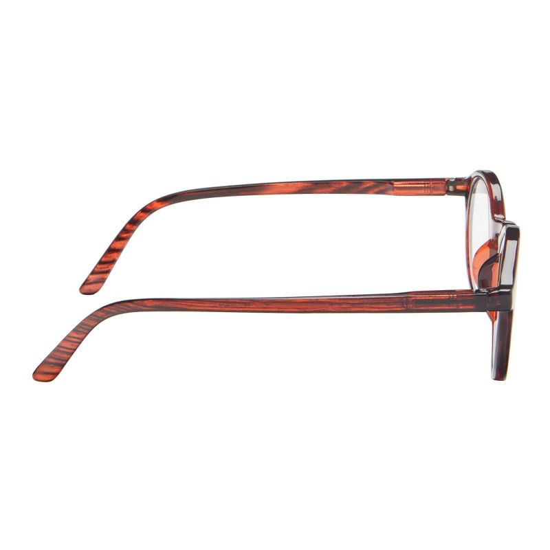 ICU Eyewear - Larkspur - Round Dark Orange +2.25