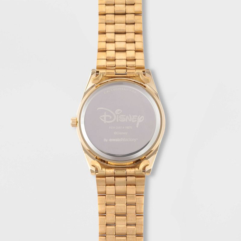 Women's Disney Minnie Mouse Glitz Bracelet Watch - Gold