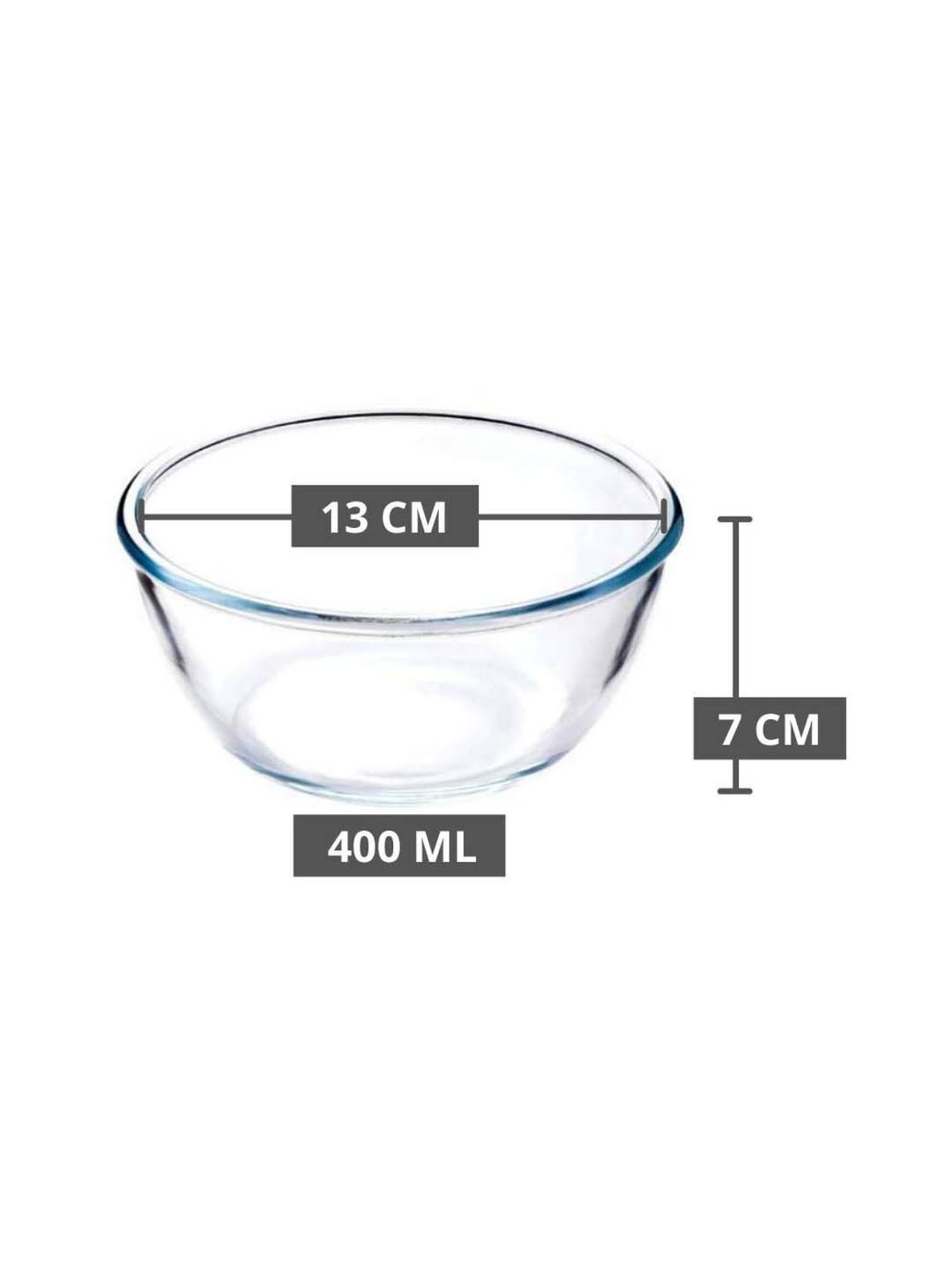 HAZEL Silver Stainless Steel Mixing Bowl - Set of 3 (2.1L)