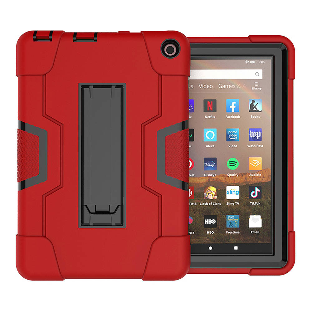 Mignova for Amazon Fire HD 8 2020 Case, Fire HD 8 Plus Case Heavy Duty Drop-Proof Shock-Proof Rugged Hybrid Case with Kickstand for Amazon Fire HD 8 2020 / Fire HD 8 Plus Tablet 10th Gen 2020
