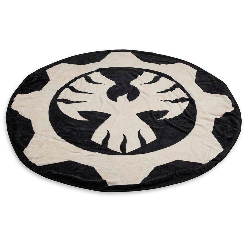 Just Funky Gears of War Phoenix Omen Round Fleece Throw Blanket - 60&rdquo;