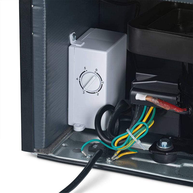 NewAir 60 Can Beverage Fridge with Glass Door - Black