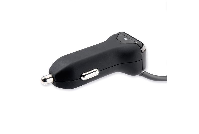 Qmadix - Car Charger Quick Charge 2.0 For Micro Usb Devices - Black