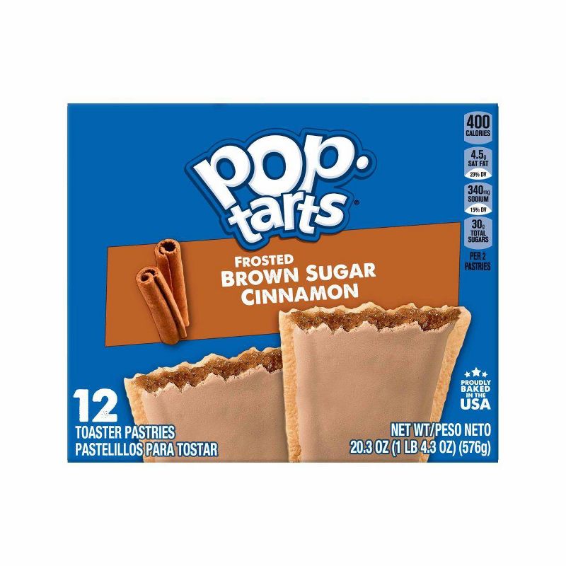 Kellogg's Pop-Tarts Frosted Brown Sugar Cinnamon Pastries - 12ct/20.31oz