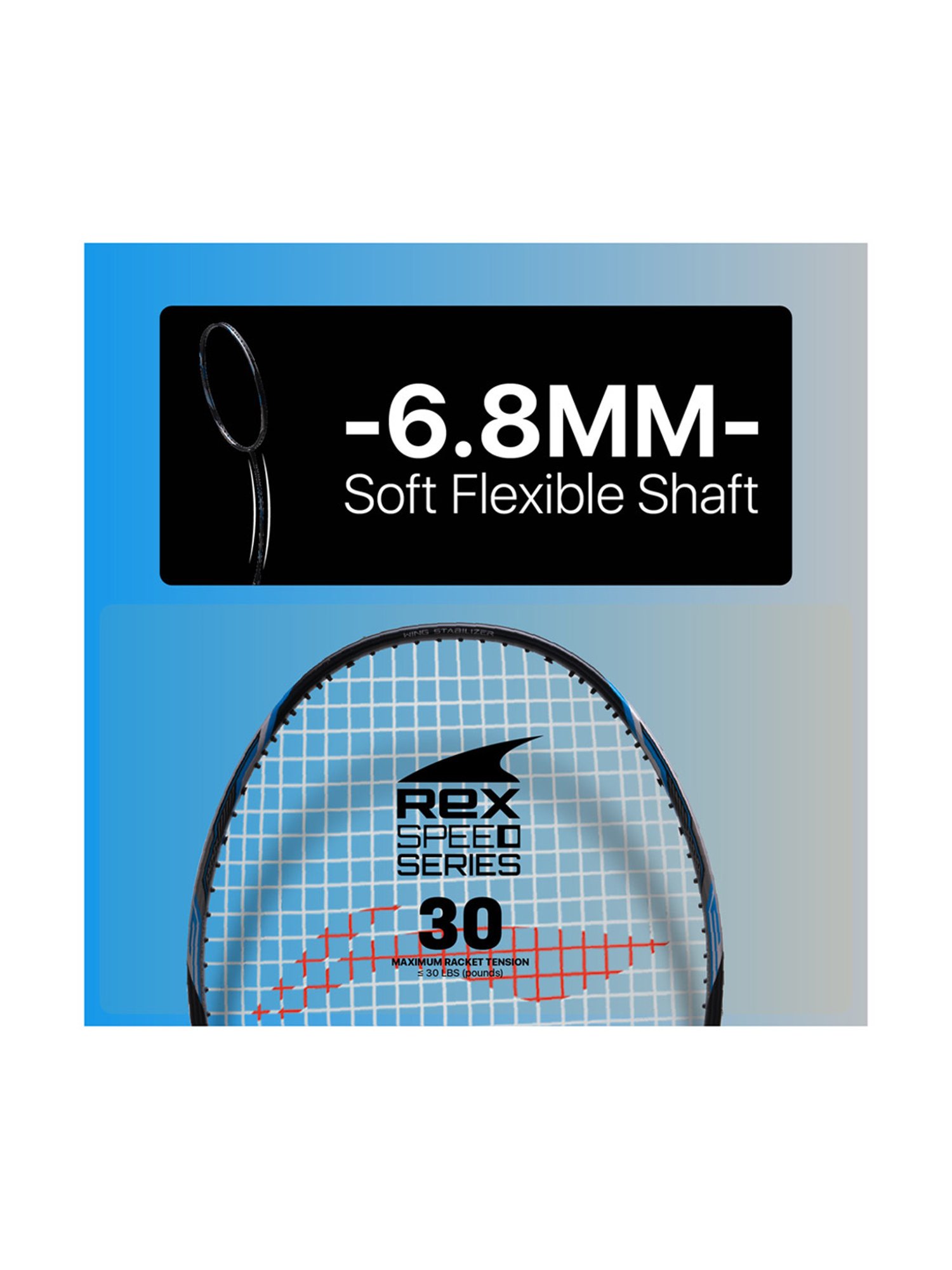 Li-Ning Tectonic 3R Strung Badminton Racket (Black) Size - Medium