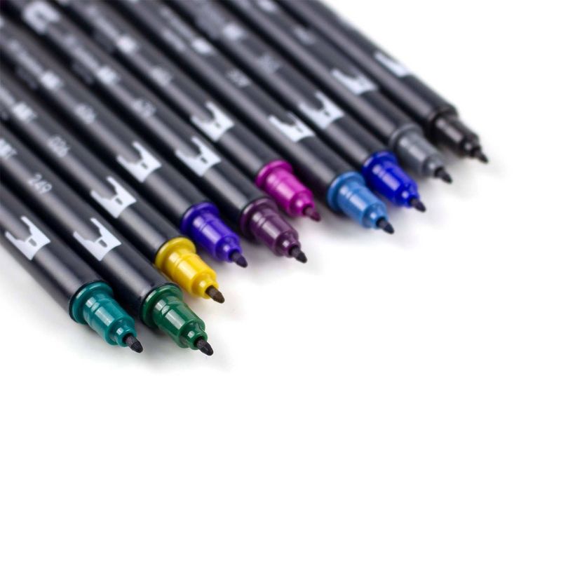 Tombow 10ct Dual Brush Pen Art Markers - Bohemian