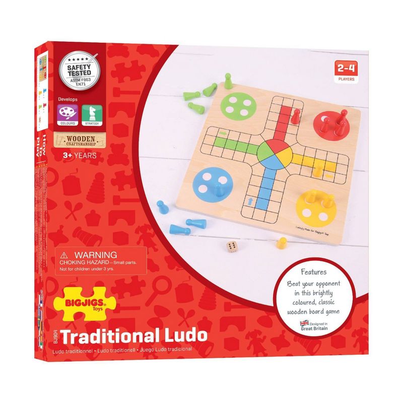 Wooden Traditional Ludo Game