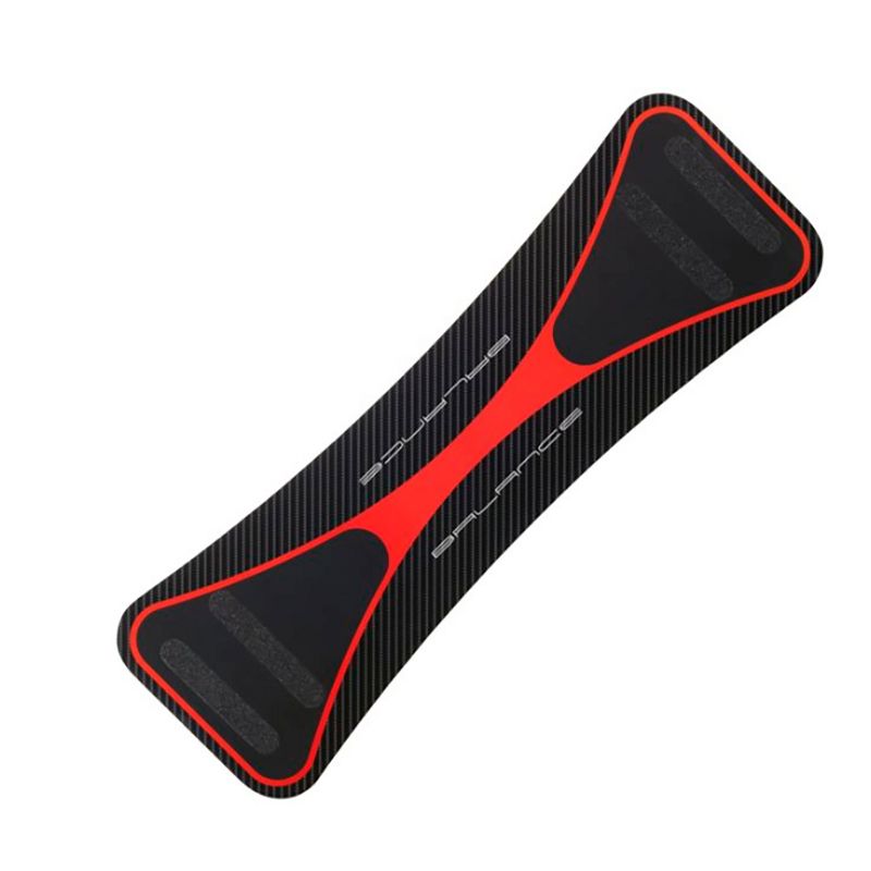 Carrom 300 Pound Capacity Exercise Balance Board with Anti Skid Strips, Red