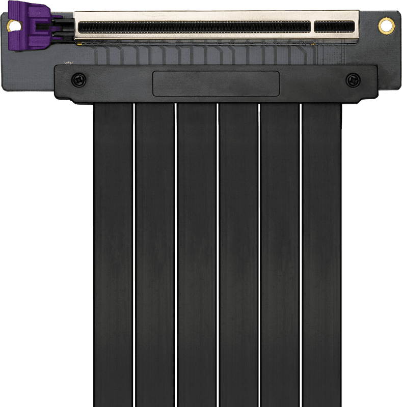 Cooler Master UNIVERSAL VERTICAL Graphics Card Holder KIT VER.2 with 165mm/6.5in Riser Cable,For Full Tower / Standard ATX Chassis with at least 7 available PCI slots