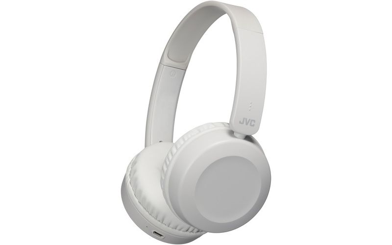 JVC Foldable Wireless On-ear Headphones - Stereo - Wireless - Bluetooth - 32.8 ft - 32 Ohm - 20 Hz - 20 kHz - Earbud - Binaural - In-ear - Warm Gray