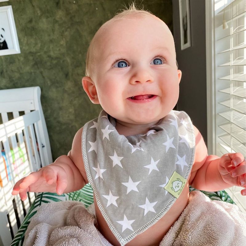 aden by aden + anais essentials 3pk Water Resistant Bib - Minnie Rainbows