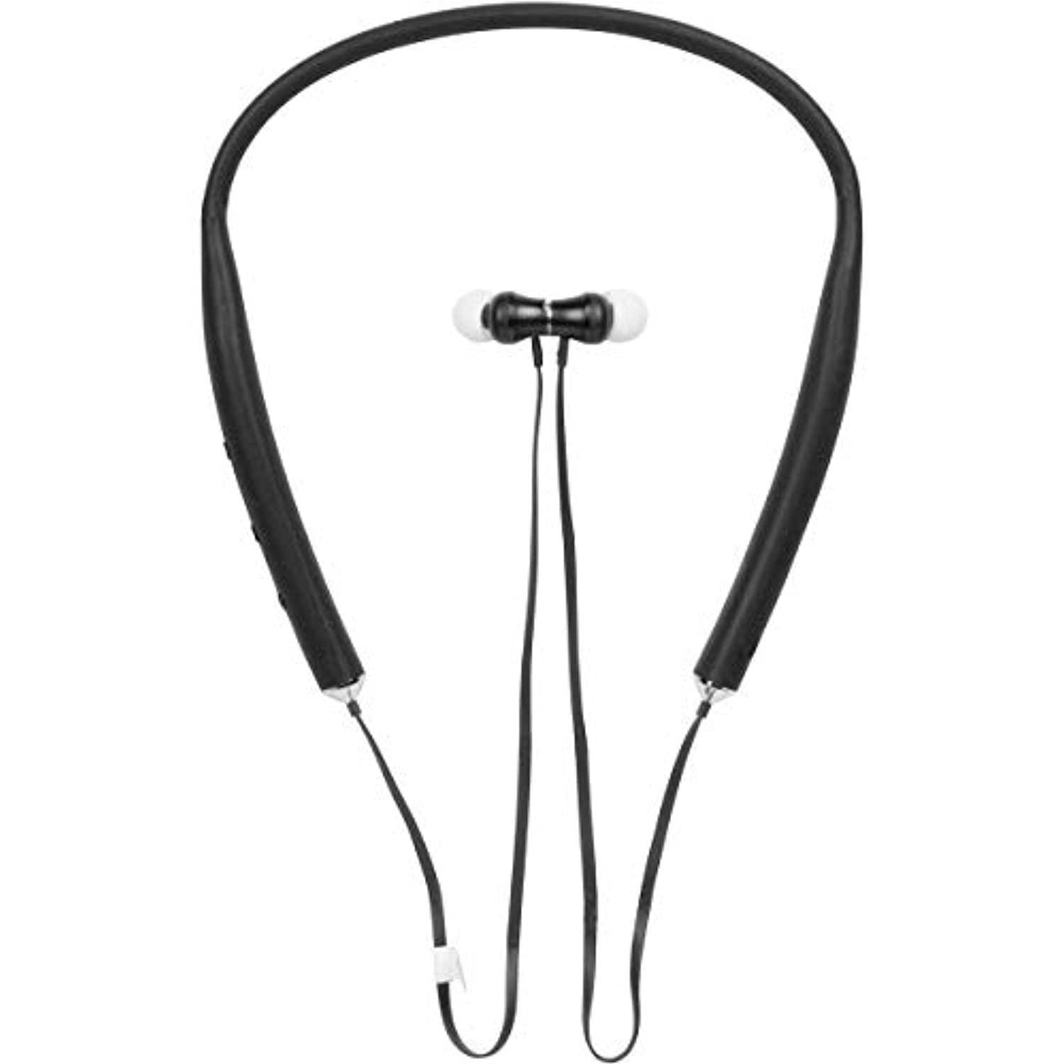 toshiba neckband bluetooth headphones | wireless bluetooth earbuds | bluetooth neckband headset w/deep base | 65ft working rang