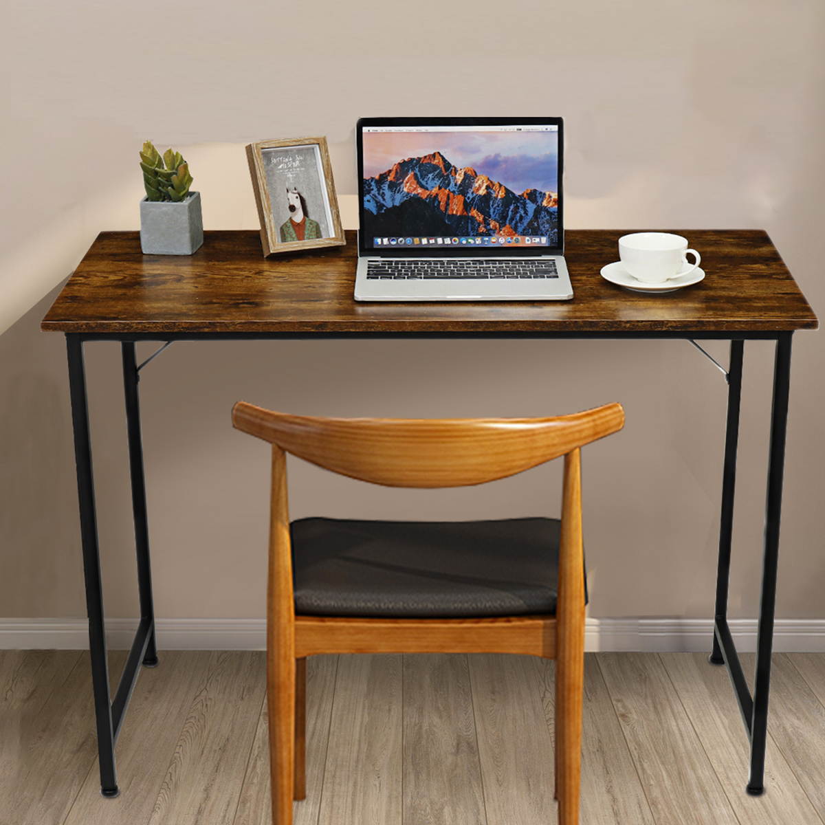 41" Computer Desk Study Writing Table Office Workstation Home Wooden Furniture