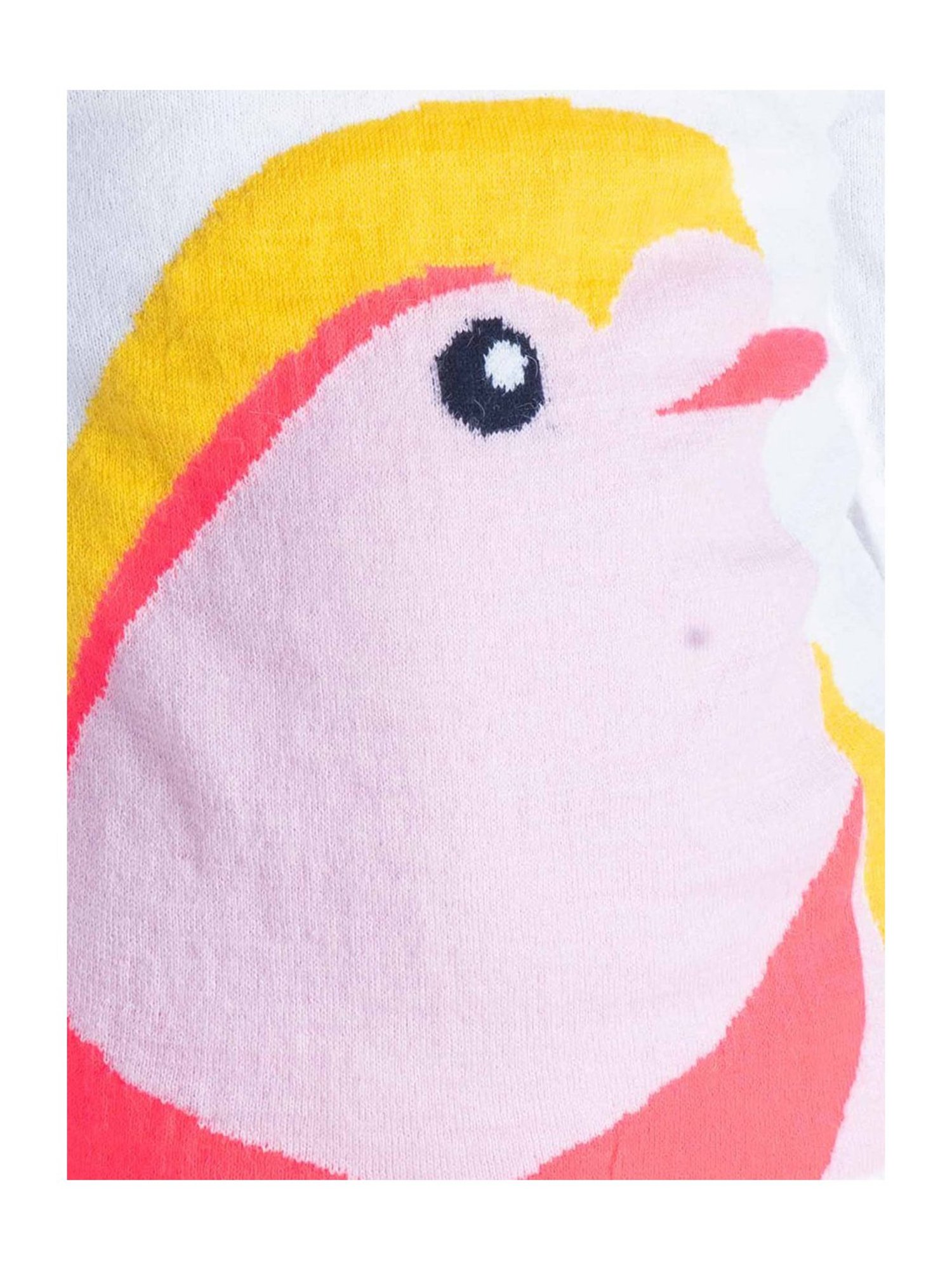 Cherry Crumble By Nitt Hyman Kids White Printed Sweater