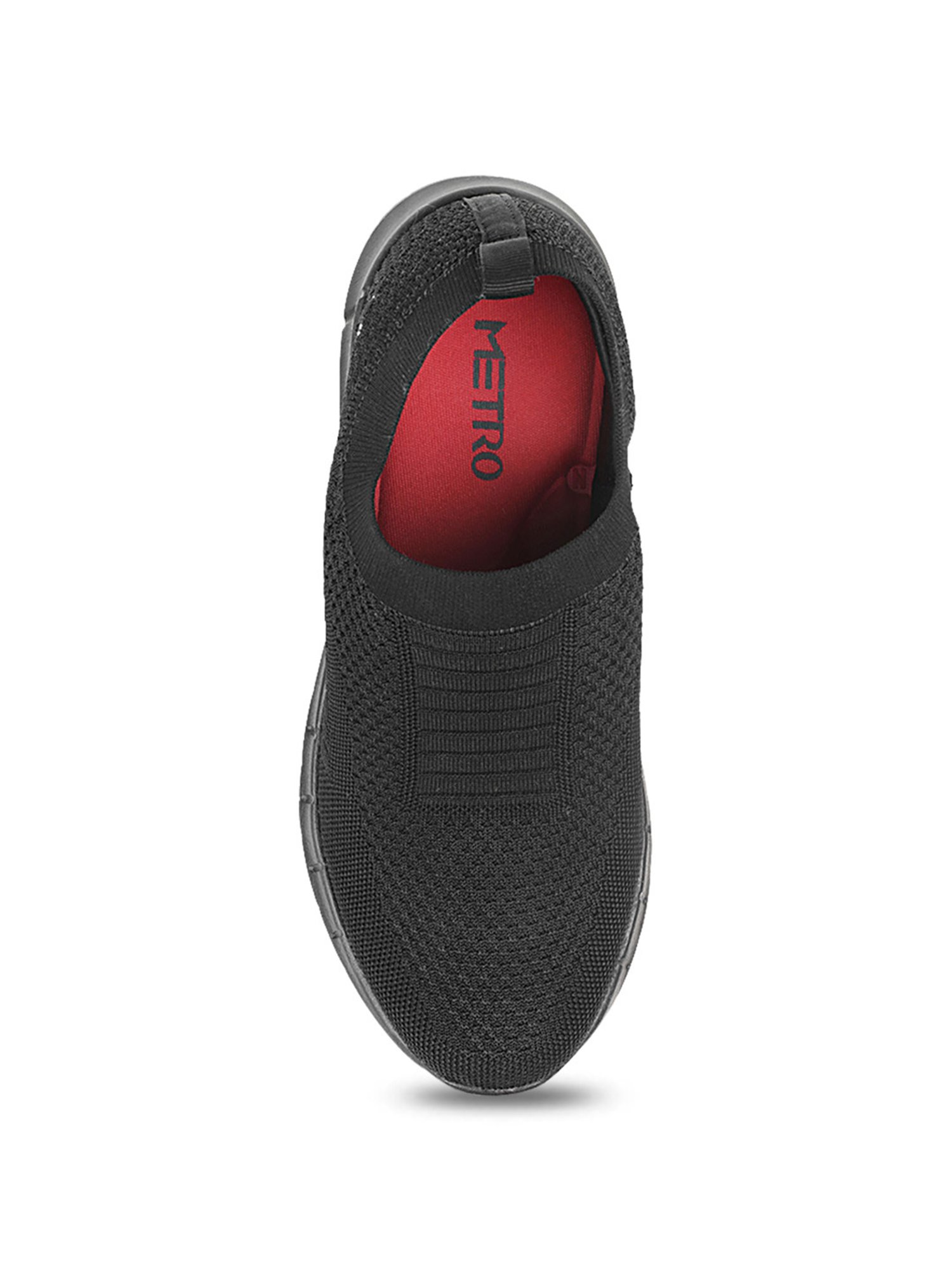 Metro Men's Black Casual Loafers