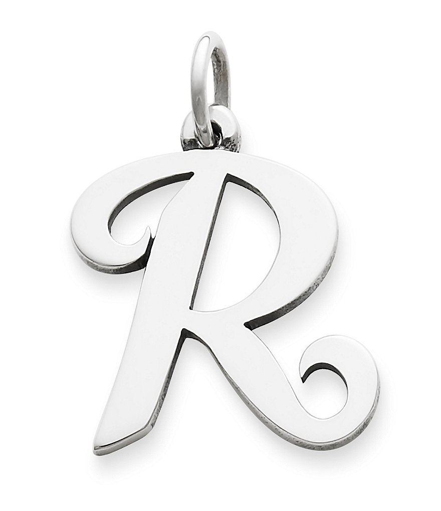 James Avery Large Script Initial Pendant
