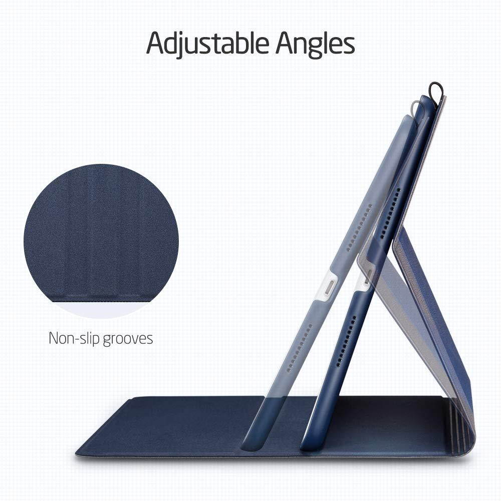 ESR Case for iPad Air 3 Case with Pencil Holder, Book Cover Design Multi-Angle Viewing Stand,Smart Cover Auto Sleep/Wake Urban Premium Folio Case Specially Designed for iPad Air 3 10.5 2019,Knight