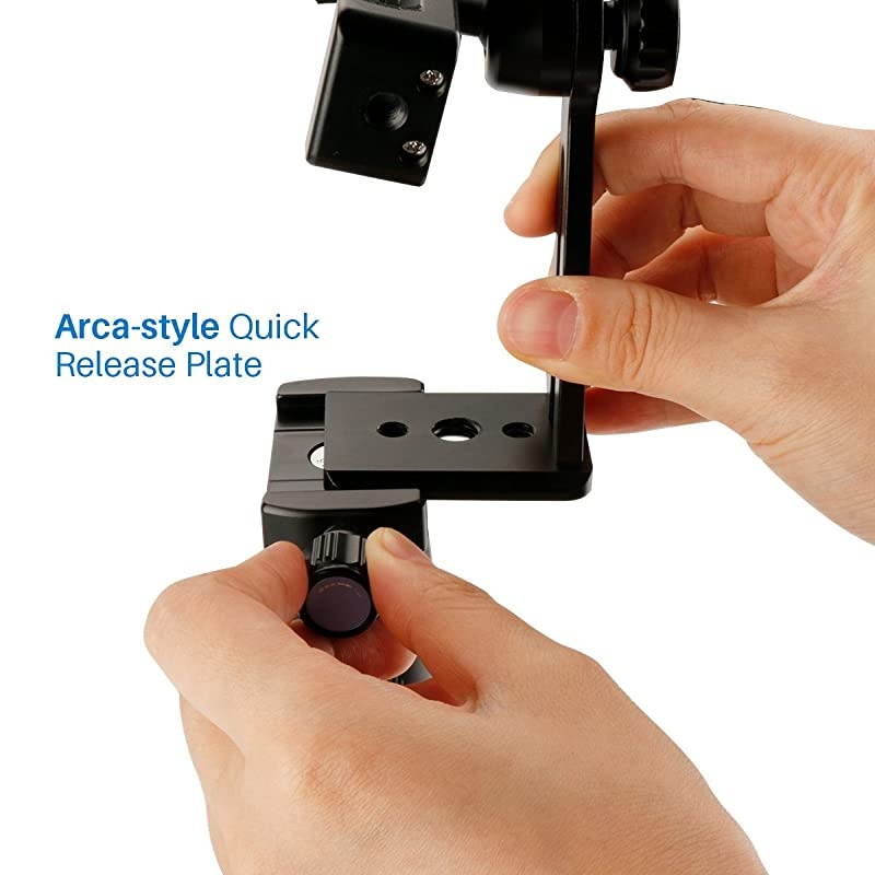 ST-04 Aluminum Smartphone Tripod Mount Adapter Vertical Video Bracket Cell Phone Clip 360 Degree Smartphone Video Tripod Clamp for iPhone Xs Xs Max XR 8 Android Instagram IGTV Livestreaming