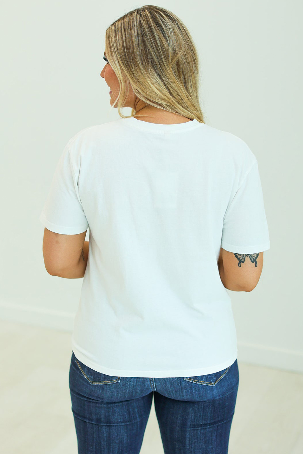 Khaki Amen Leopard Print Casual Graphic T Shirt