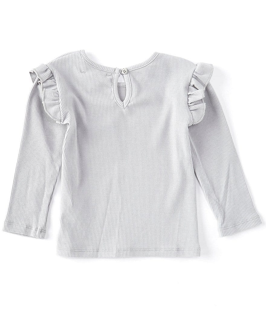 Chelsea & Violet Baby Girls 12-24 Months Long-Sleeve Ruffled Tee