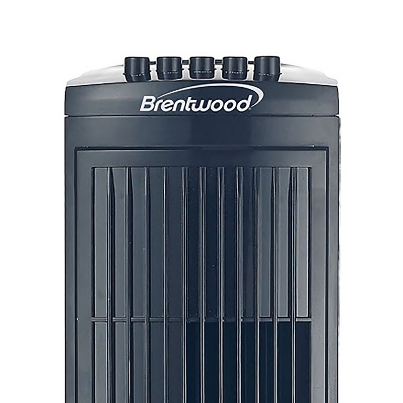 Brentwood 30 inch Oscillating Tower Fan in Black