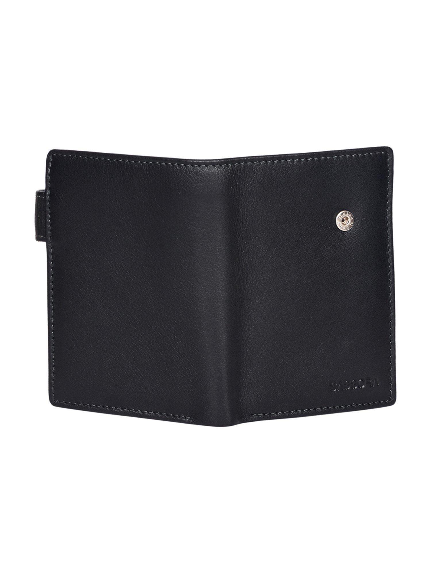 SASSORA Pablo Black Medium Leather Notecase