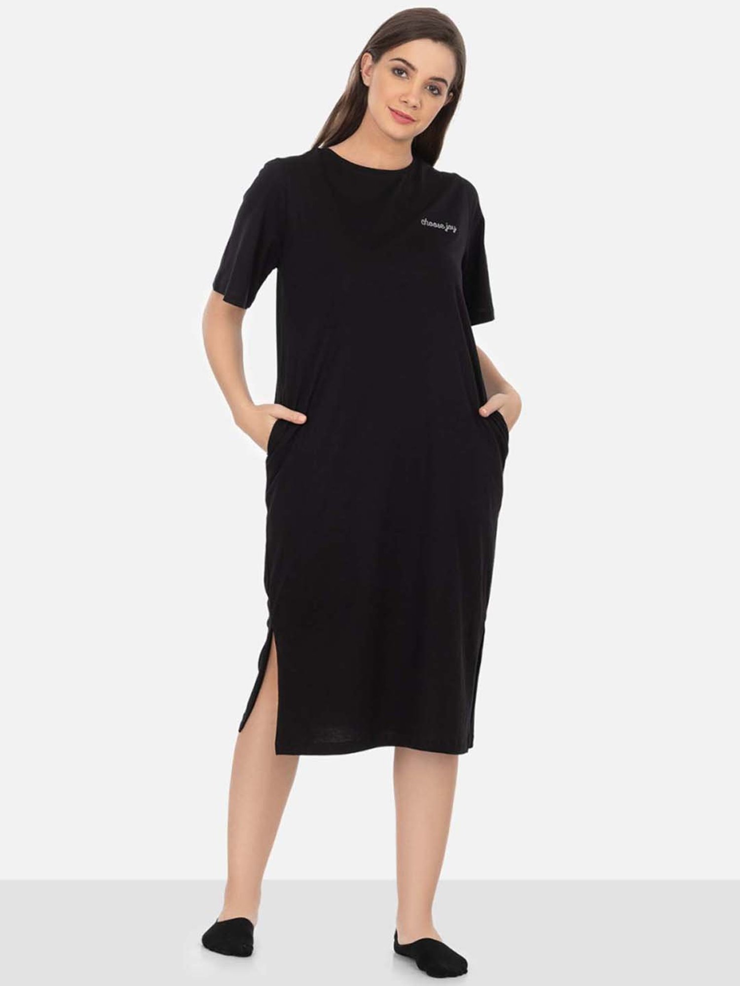 The Calm Collective Black Jesse Knit Dress
