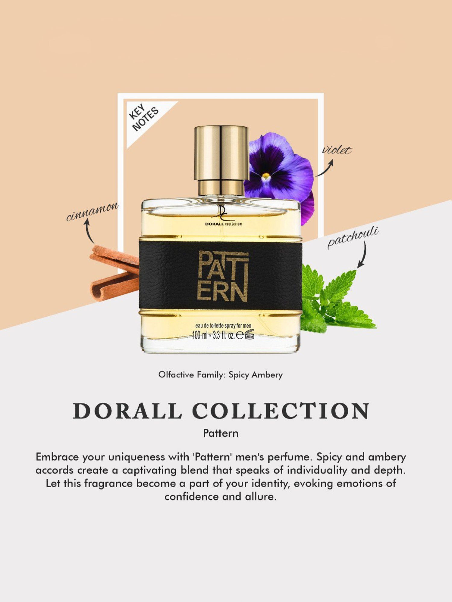 Dorall Collection Monte Carlo Oud Eau de Toilette for Men - 100 ml