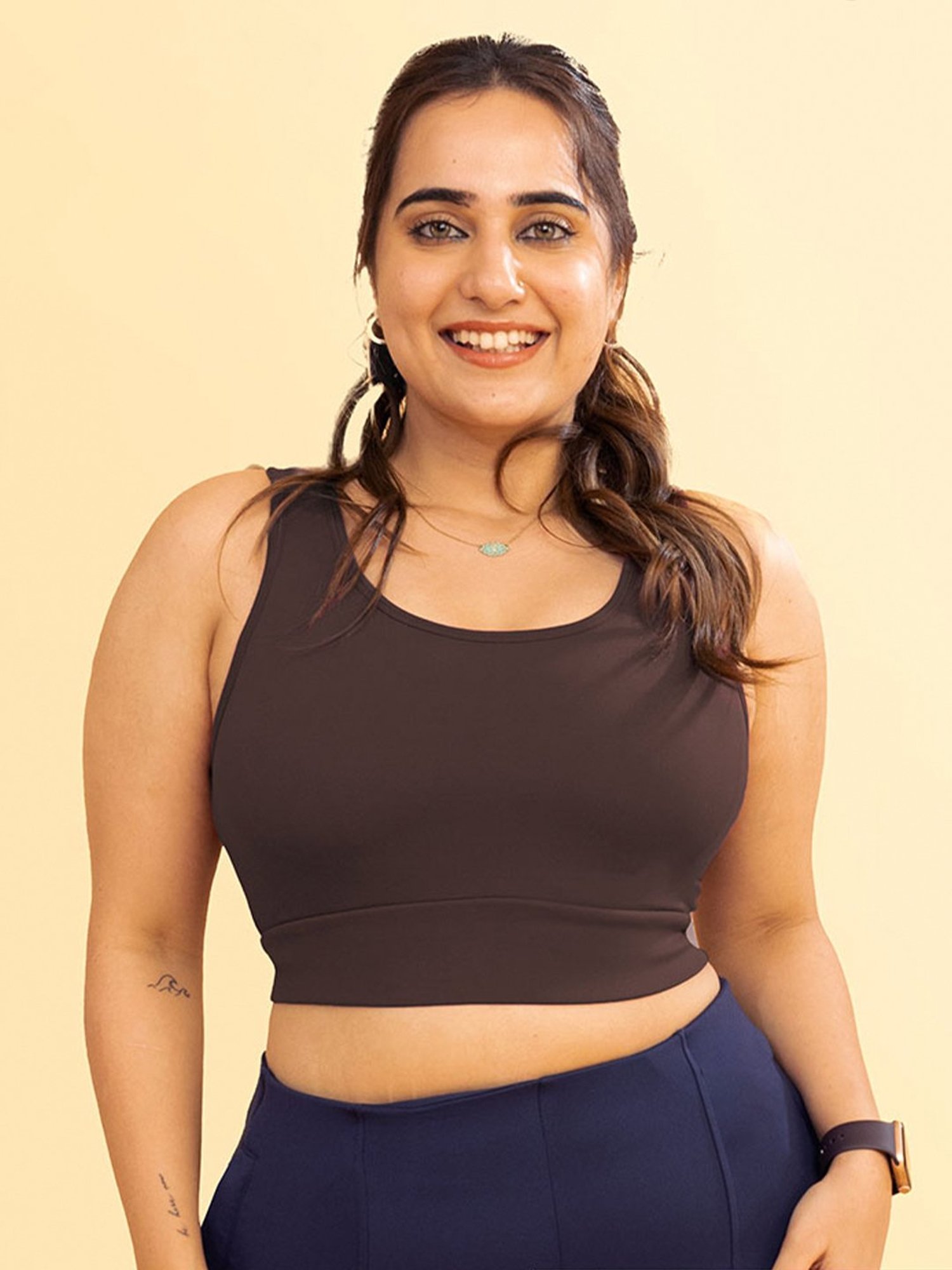 BlissClub Brown The Ultimate Comfort Sports Bra