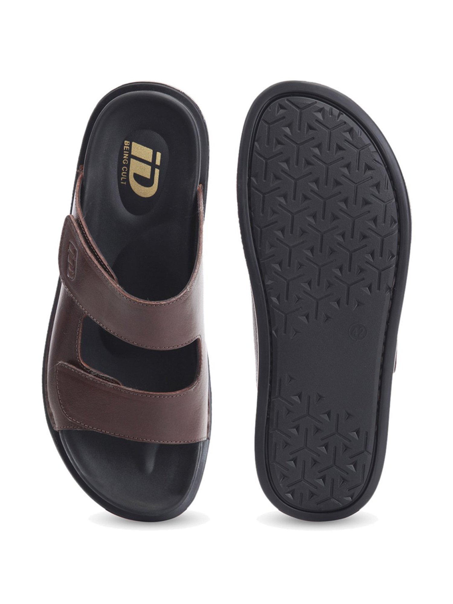 ID Men's Brown Casual Sandals