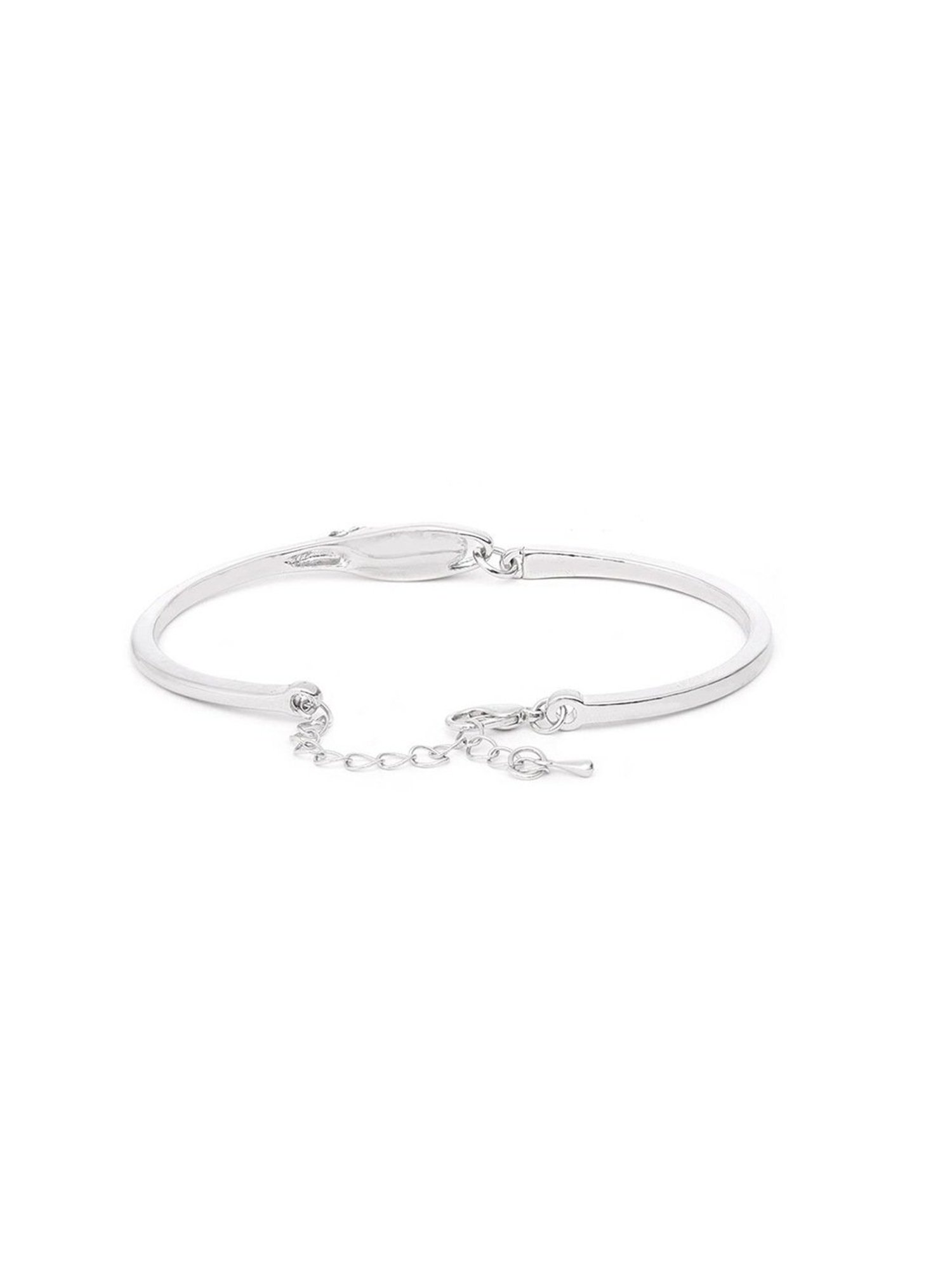 Youbella Artificial Jewellery Combo Of Two Crystal Flexible fit Bracelet - Set of 2