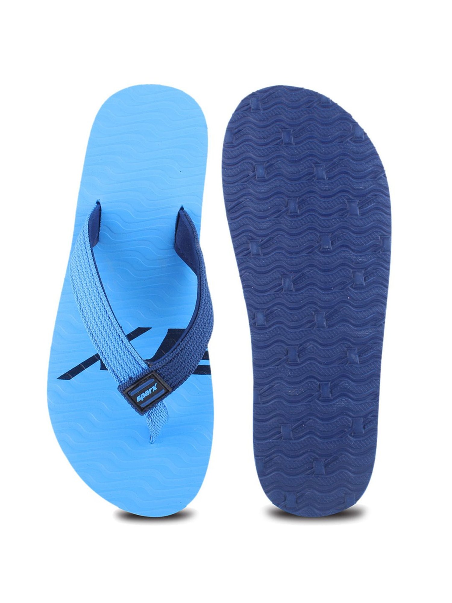 Sparx Men's Blue Flip Flops