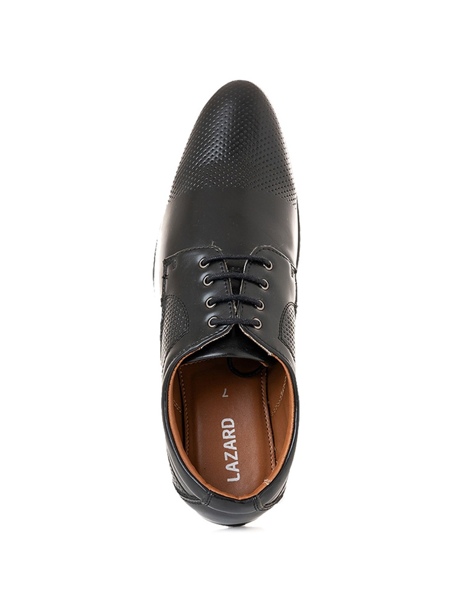Khadim Men's Black Derby Shoes