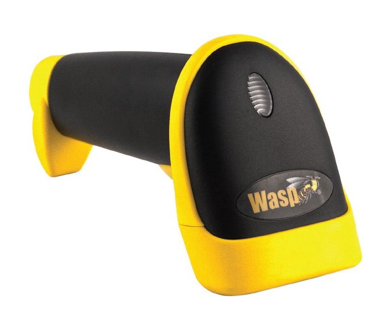 Wasp WLR8950 SBR 1D Barcode Scanner - 280 scan/s - 1D - Laser - Yellow, Black