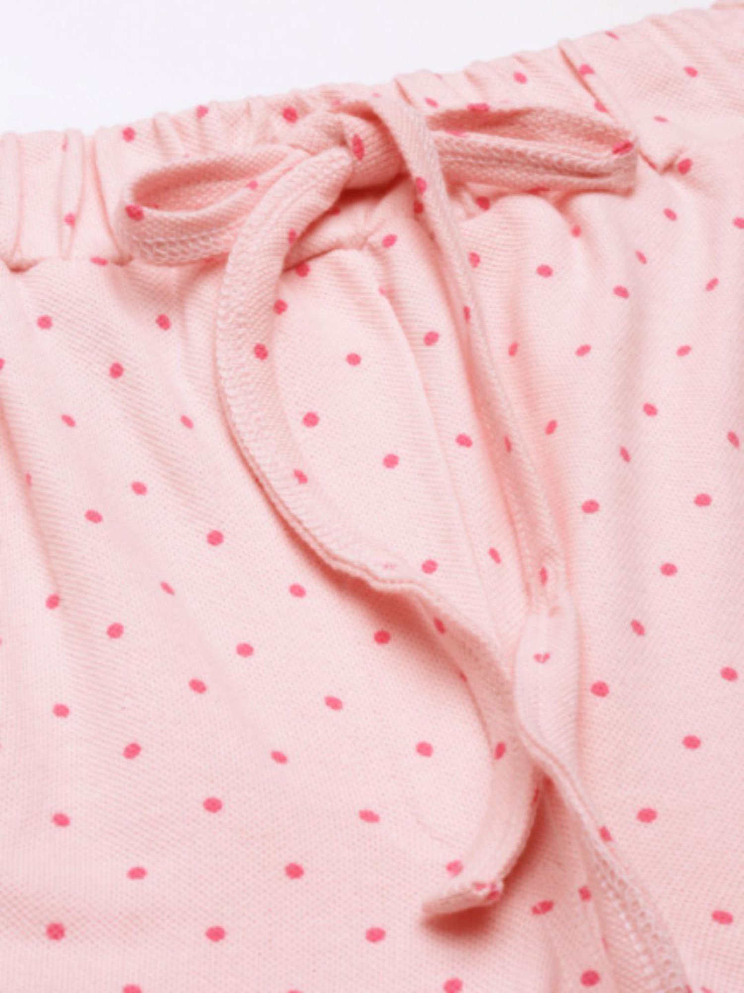 Clt.s Pink Polka Dot Pajama Set