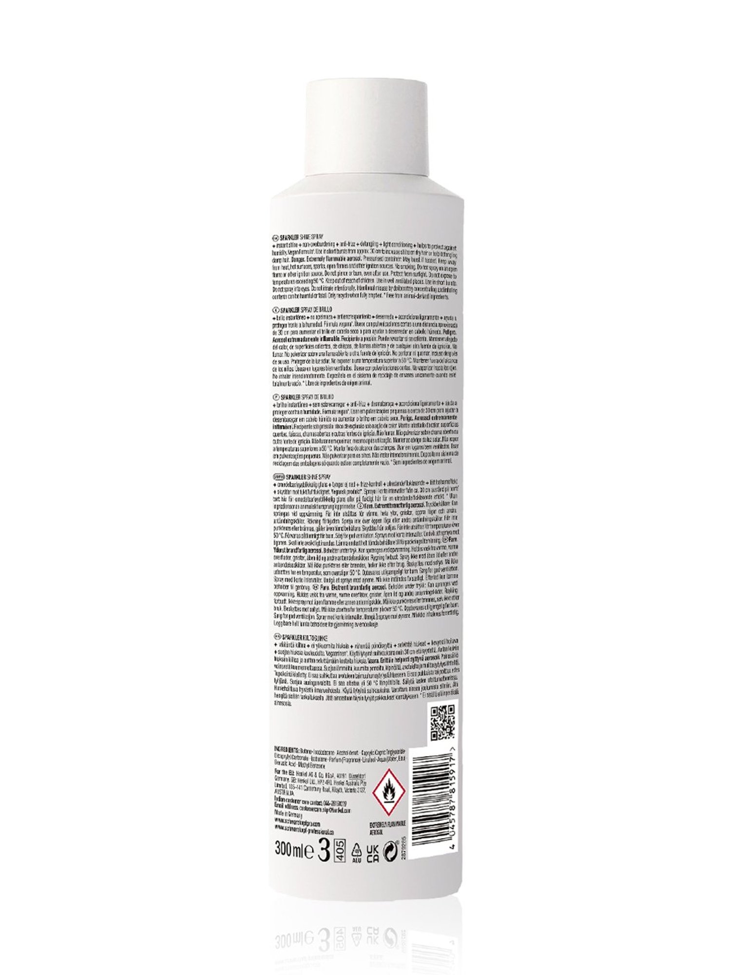Schwarzkopf Professional Osis+ Smooth & Shine Sparkler Shine Spray - 300 ml